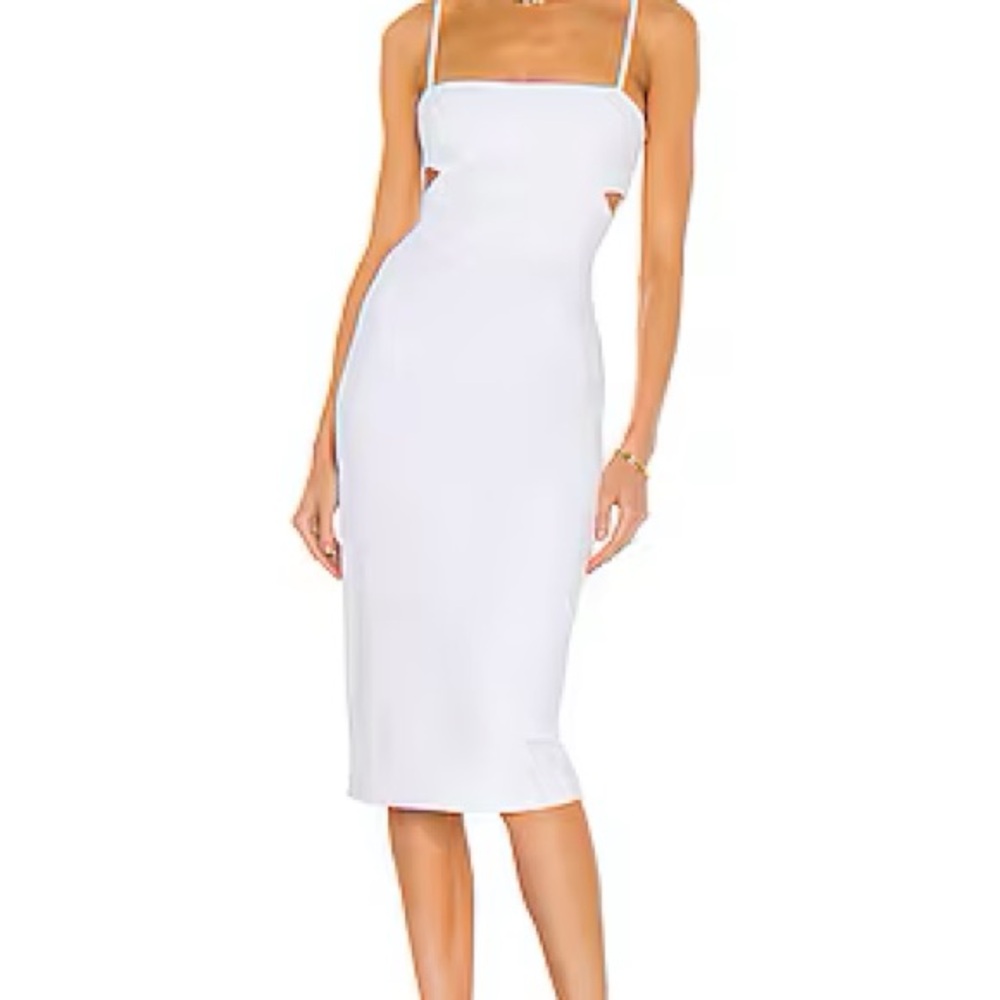 Susana Monaco Cutout Strap Solid Dress NWT